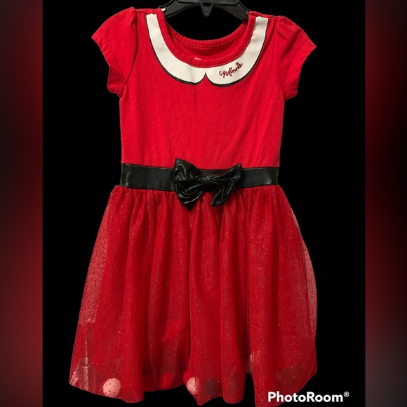 Super Adorable Disney Junior Minnie Toddler Dress - Picture 1 of 5